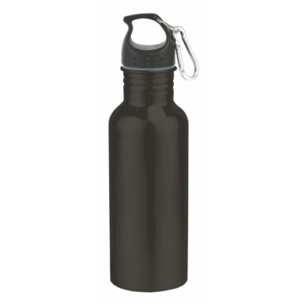 Stainless steel sports water bottle, carabiner,  22 Oz.... from ASI 36988 Artek USA Inc / Artek™