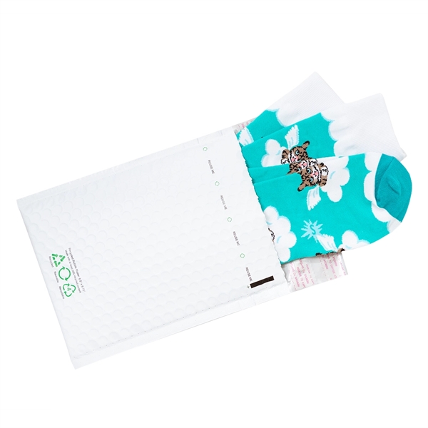 White Bubble Mailer - 100% Recyclable, 30% Recycled Materials... from ASI 75731 PWS