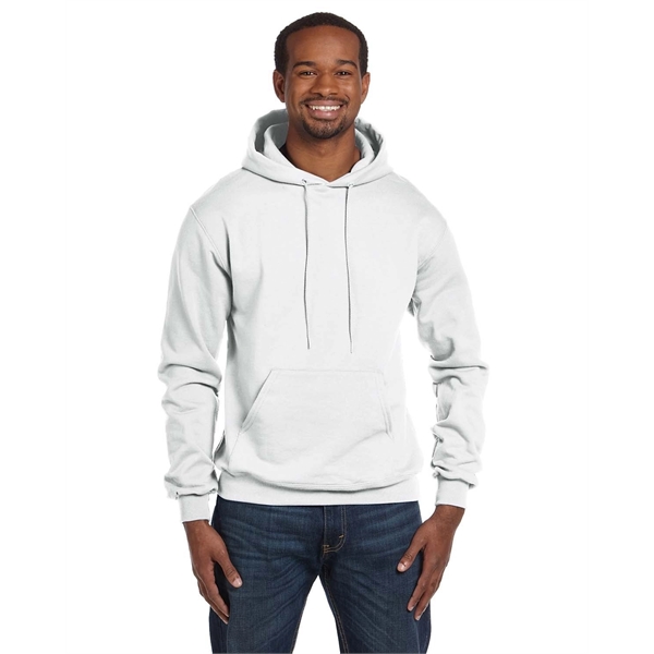 Moisture-wicking pullover hoodie with two-ply hood, dyed-to-match drawcord, and front pouch... from ASI 34063 alphabroder