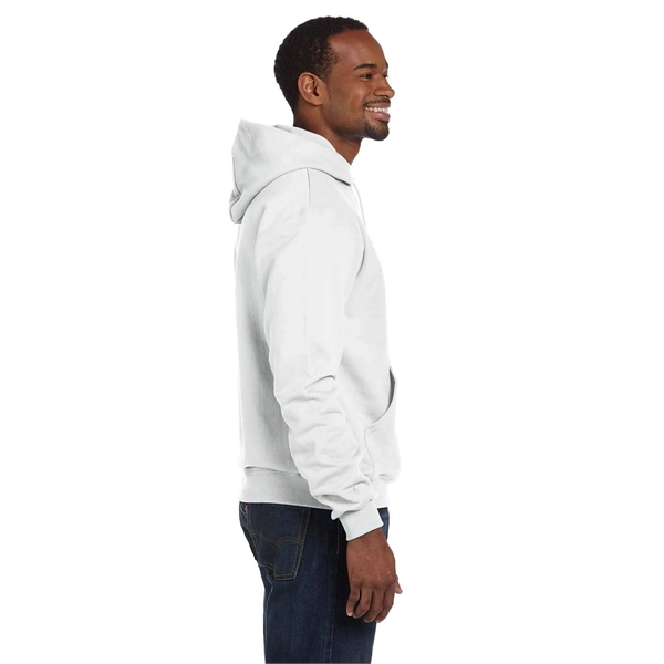 Moisture-wicking pullover hoodie with two-ply hood, dyed-to-match drawcord, and front pouch... from ASI 34063 alphabroder