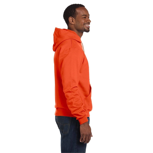 Moisture-wicking pullover hoodie with two-ply hood, dyed-to-match drawcord, and front pouch... from ASI 34063 alphabroder