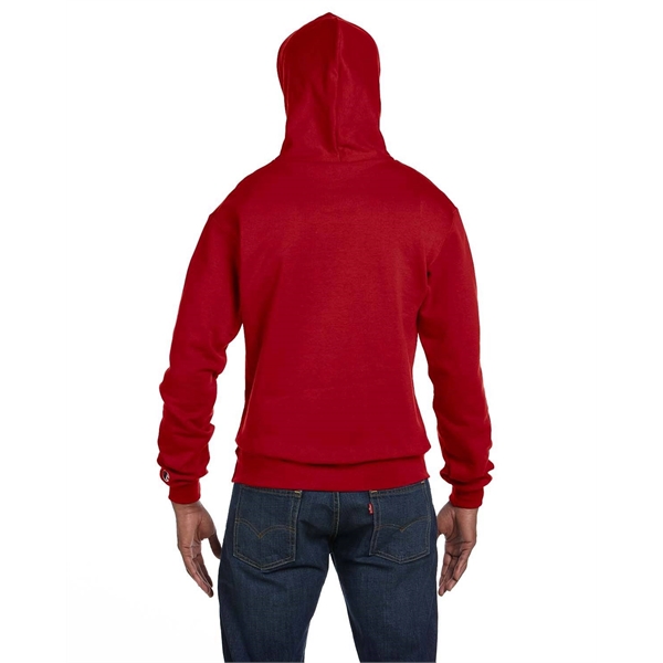 Moisture-wicking pullover hoodie with two-ply hood, dyed-to-match drawcord, and front pouch... from ASI 34063 alphabroder