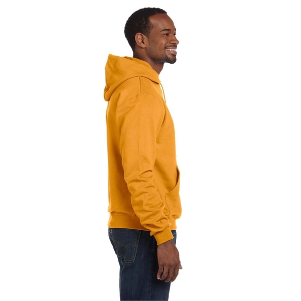 Moisture-wicking pullover hoodie with two-ply hood, dyed-to-match drawcord, and front pouch... from ASI 34063 alphabroder