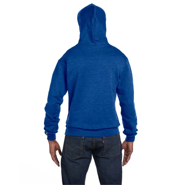 Moisture-wicking pullover hoodie with two-ply hood, dyed-to-match drawcord, and front pouch... from ASI 34063 alphabroder