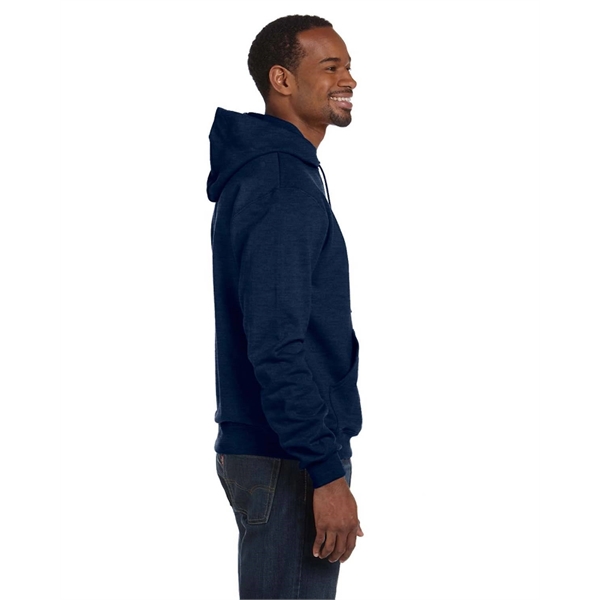 Moisture-wicking pullover hoodie with two-ply hood, dyed-to-match drawcord, and front pouch... from ASI 34063 alphabroder