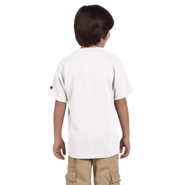 Youth-sized short sleeve cotton T-shirt with double-needle sleeves and bottom hems.... from ASI 34063 alphabroder