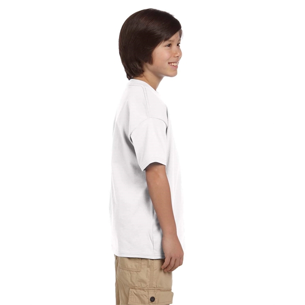 Youth-sized short sleeve cotton T-shirt with double-needle sleeves and bottom hems.... from ASI 34063 alphabroder