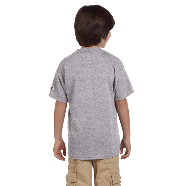 Youth-sized short sleeve cotton T-shirt with double-needle sleeves and bottom hems.... from ASI 34063 alphabroder