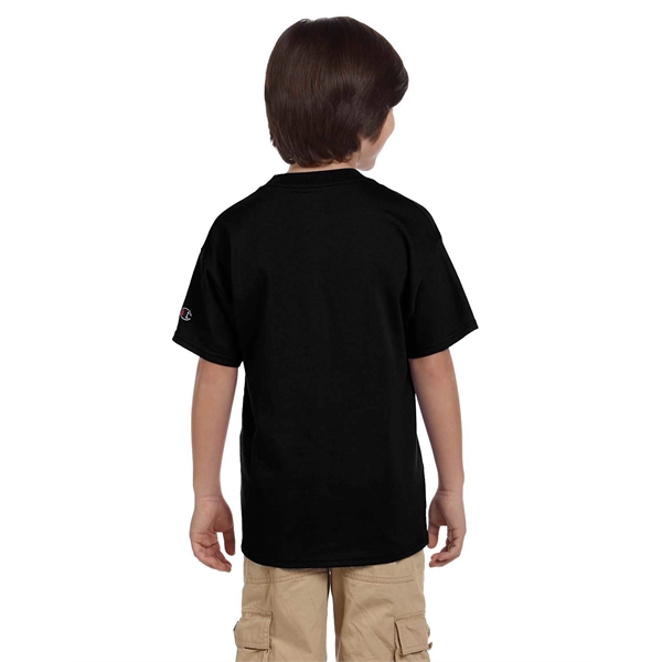 Youth-sized short sleeve cotton T-shirt with double-needle sleeves and bottom hems.... from ASI 34063 alphabroder