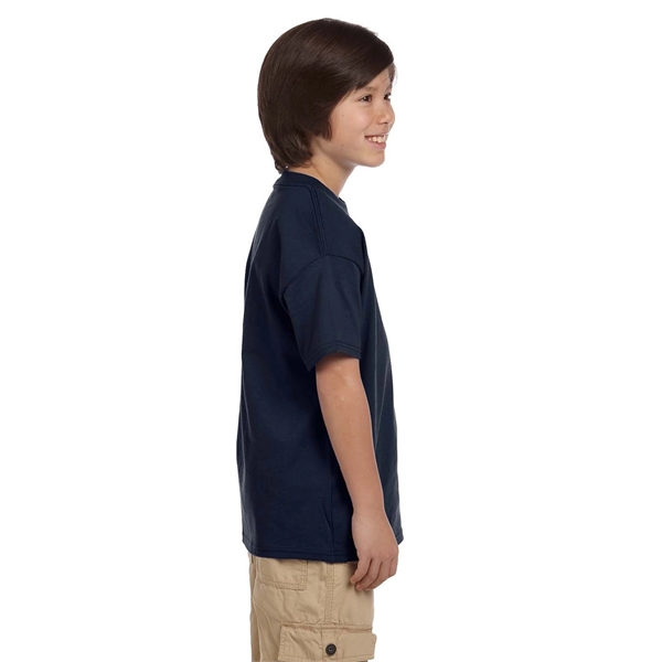 Youth-sized short sleeve cotton T-shirt with double-needle sleeves and bottom hems.... from ASI 34063 alphabroder