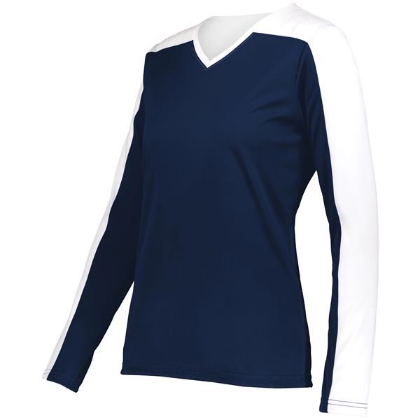 The Ladies Momentum Team Tee is made from 100% polyester interlock... from ASI 37461 Augusta Sportswear