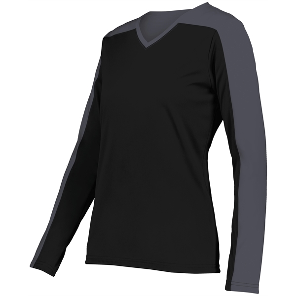 The Ladies Momentum Team Tee is made from 100% polyester interlock... from ASI 37461 Augusta Sportswear