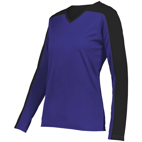 The Ladies Momentum Team Tee is made from 100% polyester interlock... from ASI 37461 Augusta Sportswear