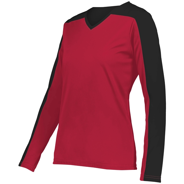 The Ladies Momentum Team Tee is made from 100% polyester interlock... from ASI 37461 Augusta Sportswear