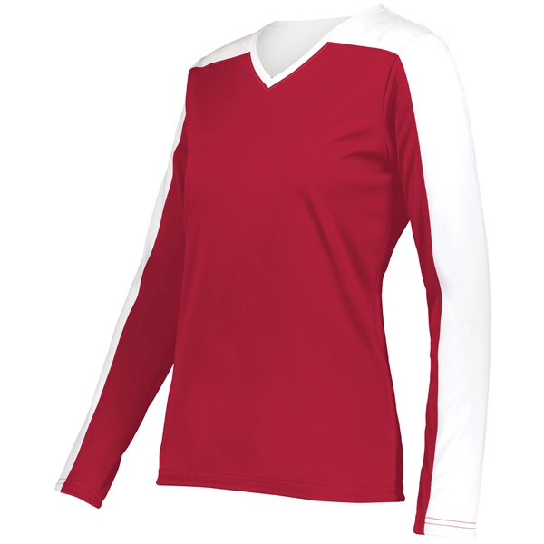 The Ladies Momentum Team Tee is made from 100% polyester interlock... from ASI 37461 Augusta Sportswear