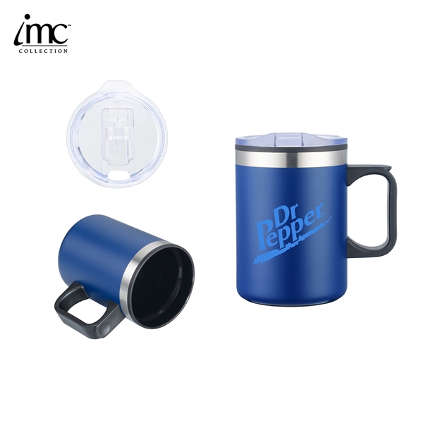 14 oz stainless steel vacuum camping mug... from ASI 62820 International Merch Concepts / IMC