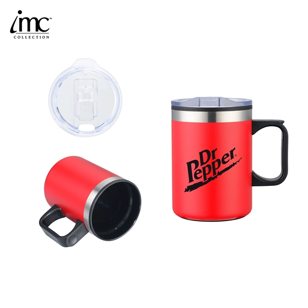 14 oz stainless steel vacuum camping mug... from ASI 62820 International Merch Concepts / IMC