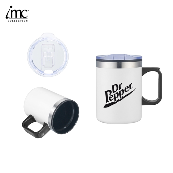 14 oz stainless steel vacuum camping mug... from ASI 62820 International Merch Concepts / IMC