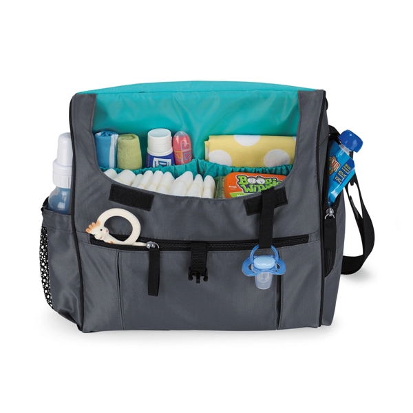Diaper bag with convertible straps for use as a messenger bag... from ASI 56070 Gemline / Gemline®