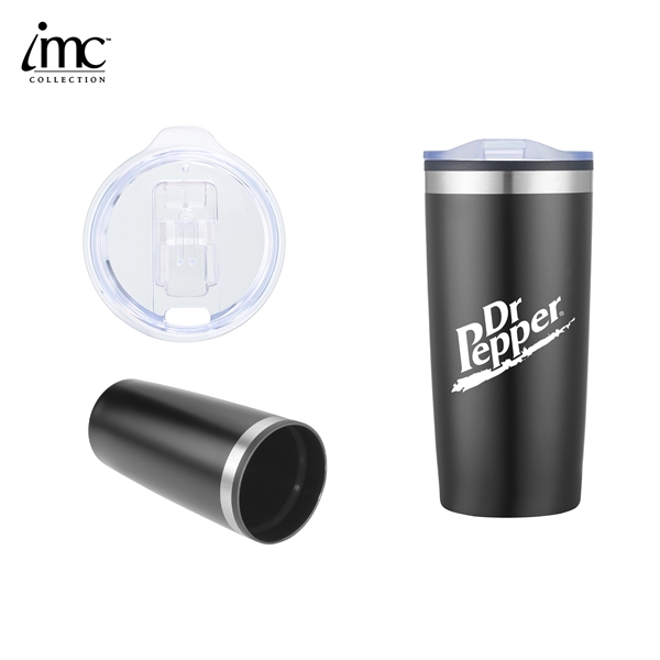 double-walled stainless steel vacuum tumbler... from ASI 62820 International Merch Concepts / IMC