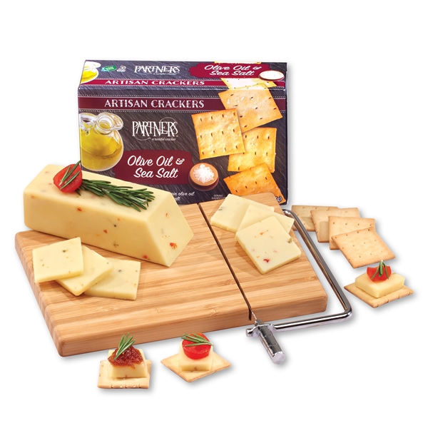 cheese slicer with shelf stable cheese and crackers... from ASI 68680 Maple Ridge Farms Inc