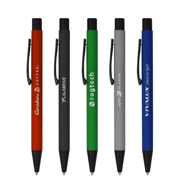 Chrome Engraved Soft Touch Pen... from ASI 31517 Admart Products / Admart Line