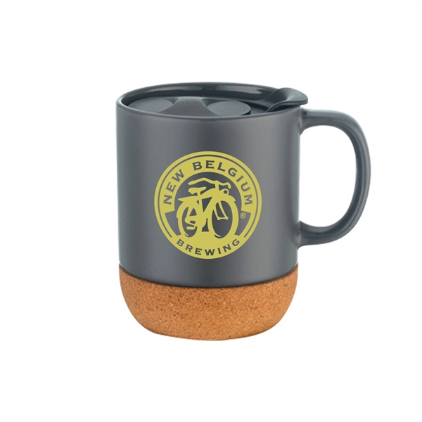 12 oz. Cork Bottom Ceramic Mug... from ASI 31517 Admart Products