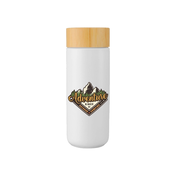 Bamboo Lid Ceramic Tumbler... from ASI 31517 Admart Products