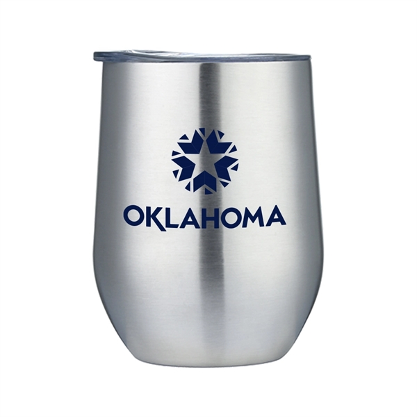 12 oz Stainless Steel Wine Tumbler... from ASI 31517 Admart Products