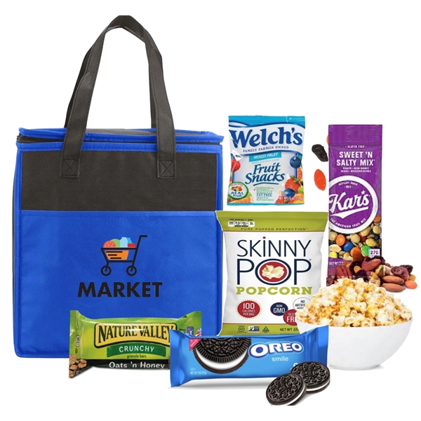 Shopping Tote with  Snacks... from ASI 89971 Stuff A Mug