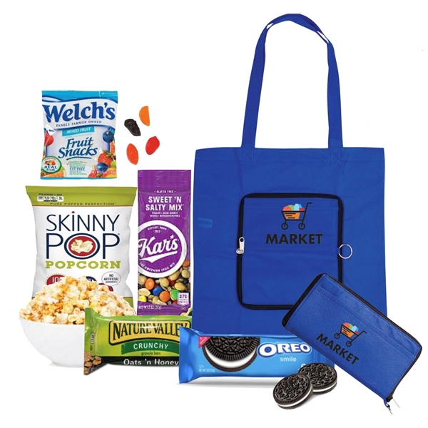 Shopping Tote with  Snacks... from ASI 89971 Stuff A Mug