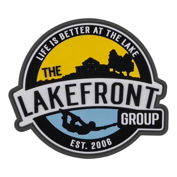 Soft PVC patches and labels with 2D imprint in assorted sizes... from ASI 52263 EMT / EMT EMT EASY