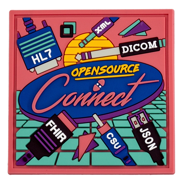 Soft PVC patches and labels with 2D imprint in assorted sizes... from ASI 52263 EMT / EMT EMT EASY