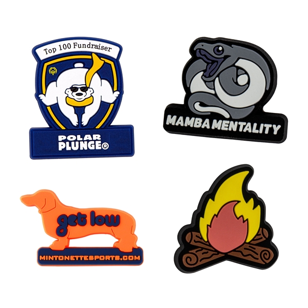 Soft PVC custom shape pins in 1" or 1.5" sizes in... from ASI 52263 EMT / EMT EMT EASY