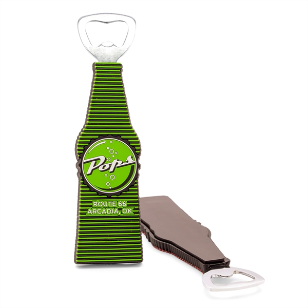 PVC bottle opener with 2D design in six molded colors.... from ASI 52263 EMT / EMT EMT EASY