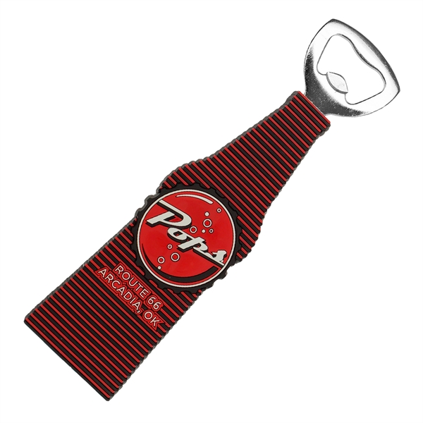 PVC bottle opener with 2D design in six molded colors.... from ASI 52263 EMT / EMT EMT EASY