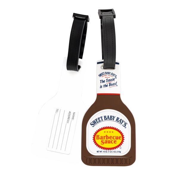 4" PVC luggage tag in assorted shapes and styles with silicone... from ASI 52263 EMT / EMT EMT EASY