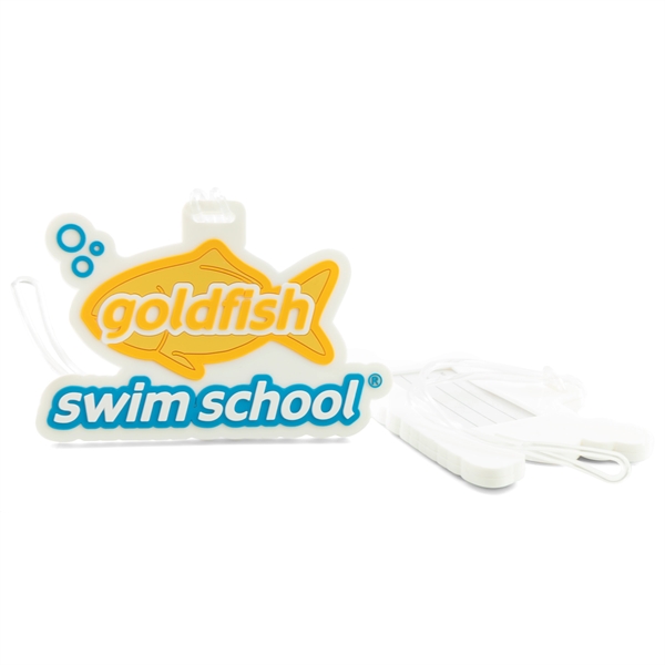 4" PVC luggage tag in assorted shapes and styles with silicone... from ASI 52263 EMT / EMT EMT EASY