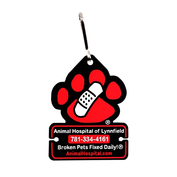 Custom soft molded PVC zipper pulls in 1" or 1.5" sizes... from ASI 52263 EMT / EMT EMT EASY