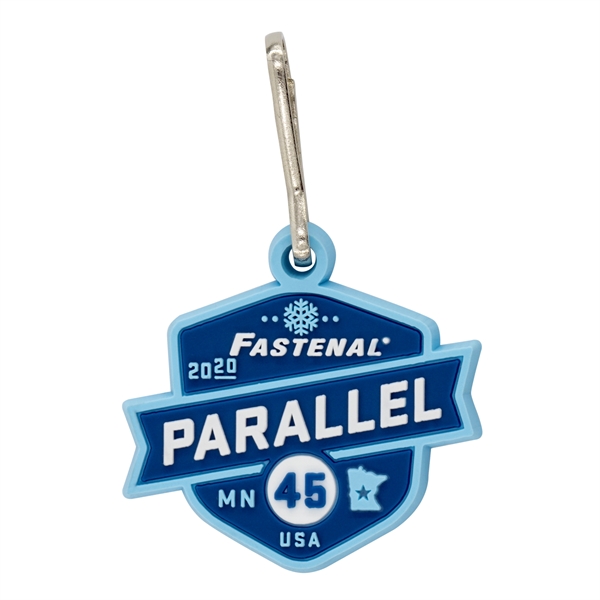 Custom soft molded PVC zipper pulls in 1" or 1.5" sizes... from ASI 52263 EMT / EMT EMT EASY