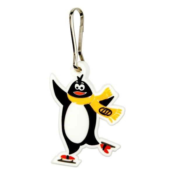 Custom soft molded PVC zipper pulls in 1" or 1.5" sizes... from ASI 52263 EMT / EMT EMT EASY