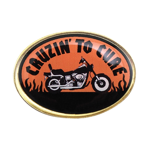 Stock shape lapel pins in assorted sizes with full color poly... from ASI 52263 EMT / EMT EMT EASY