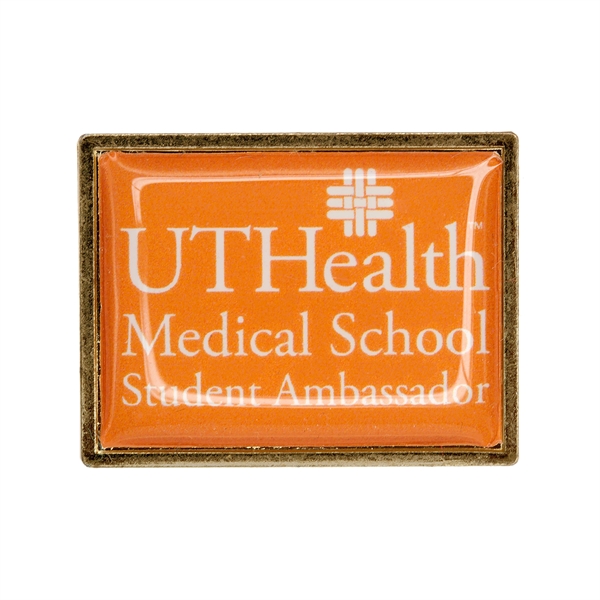 Stock shape lapel pins in assorted sizes with full color poly... from ASI 52263 EMT / EMT EMT EASY