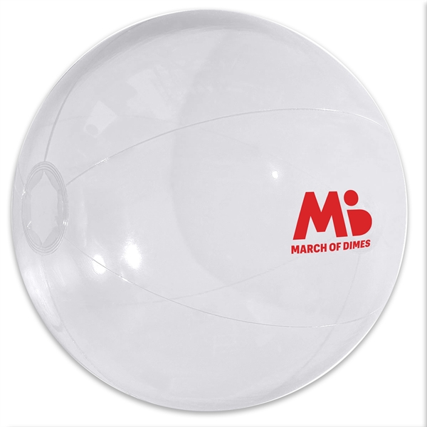 Beach ball measuring 16", made of PVC, and available in various... from ASI 90807 Tekweld