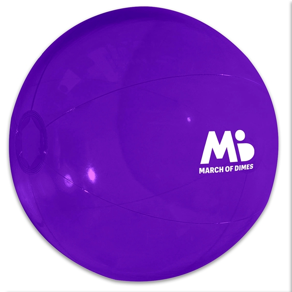 Beach ball measuring 16", made of PVC, and available in various... from ASI 90807 Tekweld