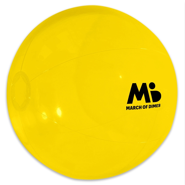 Beach ball measuring 16", made of PVC, and available in various... from ASI 90807 Tekweld