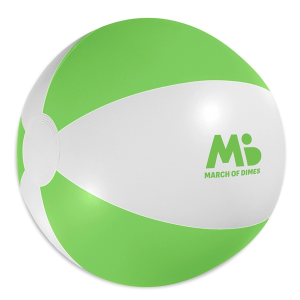 Beach ball measuring 16", made of PVC, and available in various... from ASI 90807 Tekweld