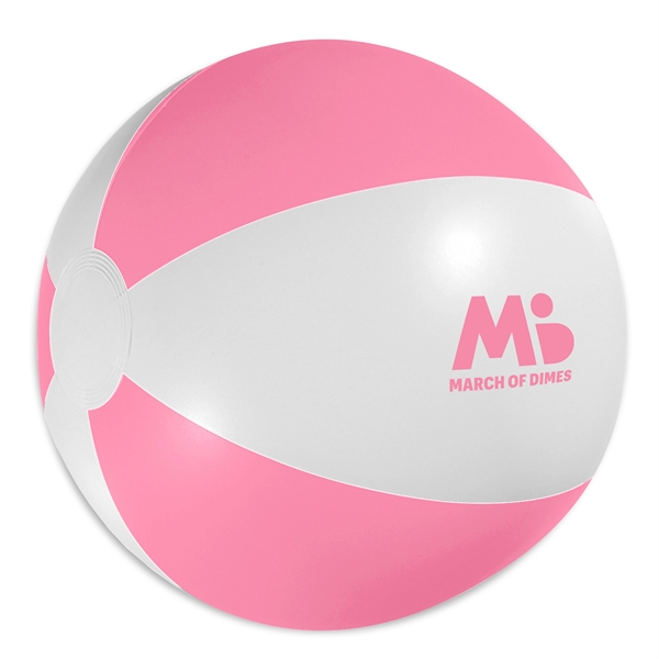 Beach ball measuring 16", made of PVC, and available in various... from ASI 90807 Tekweld