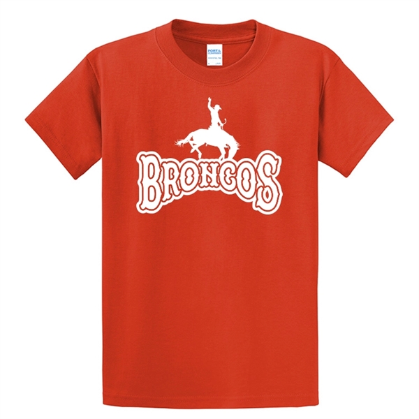 Silkscreen on colored name brand T-shirt.... from ASI 67557 LimeLight Ent / Limelight USA