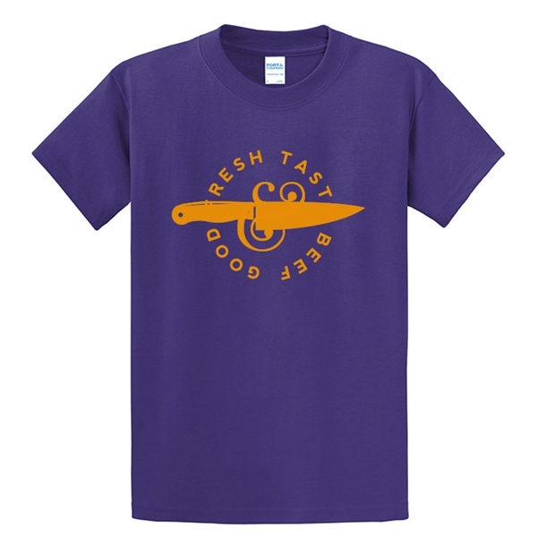 Silkscreen on colored name brand T-shirt.... from ASI 67557 LimeLight Ent / Limelight USA